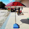 2m Black Coating Outdoor Sun Umbrella with SPF 50 (BU-0040B)